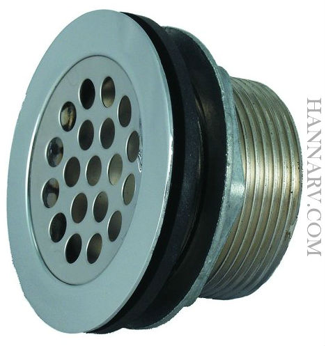 JR Products 9495-211-022 2 Inch Shower Strainer With Grid